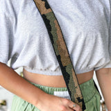 Beaded Purse Strap - Camouflage