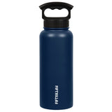 34 oz Double-Wall Vacuum Insulated Bottles w/ 3 Finger Grip