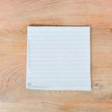 Ticking Stripe Napkin Sky/White