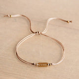 Love Charm Satin Bracelet