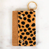 Caila Leather Cardholder W/ Snaps | Multiple Colors