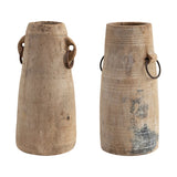 Wood Milk Jug Vase