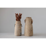 Wood Milk Jug Vase