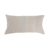 Linen Blend Pleated Lumbar Pillow