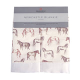 Wild Horse Cotton Muslin Security Baby Blankie