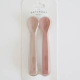 The Saturday Baby Silicone Spoon Set | Multiple Colors