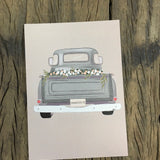 Rustic Truck with Florals - Print