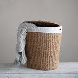 Seagrass Oval Laundry Basket