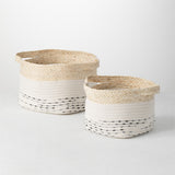 Boho Basket with Handles | 2 sizes