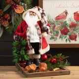 Classic Plaid Santa Figure